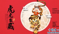虎虎生威贺新春 （二）